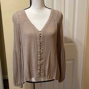 ❤️❤️Black Swan Women Top Size 8 Rayon Taupe - excellent condition!